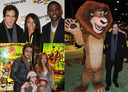 Photos of Ben Stiller, Jada Pinkett Smith and Chris Rock at the London UK Madagascar: Escape 2 Africa movie premiere
