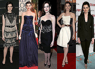 Which Anne Hathaway Red Carpet Look is the Most Fab?