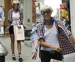 Celebrity Style Agyness Deyn Pirate Boots New York