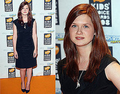 Harry Potter star Bonnie Wright at Nickelodeon Awards
