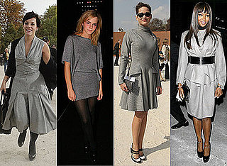 Trend Alert, Celeb Style, Grey, Paris Fashion Week, Spring 2009