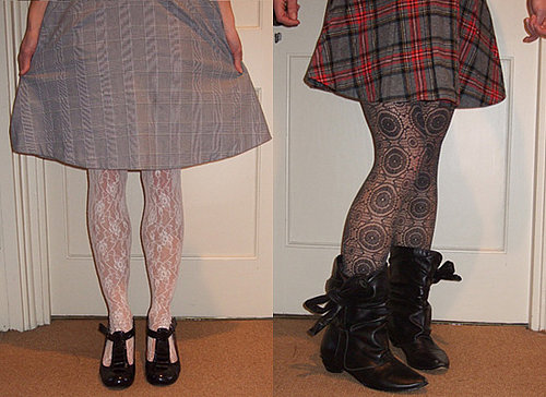 How to Wear Lace Tights, Autumn 2008, Trend
