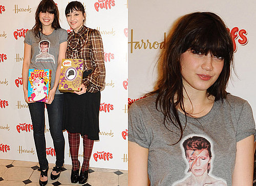 Daisy Lowe, David Bowie t-shirt, Celebrity Style, D&G