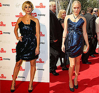 Natalie Imbruglia and Chloe Sevigny in Blue Sequined Dress, Preen, 2008 Autumn