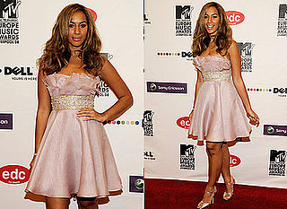Leona Lewis in Pink Prom Dress at MTV Europe Awards 2008 in Liverpool