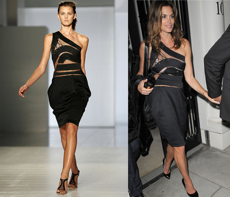 Catwalk to Party: Cindy Crawford in Preen