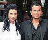 Katie Price, Jordan and Peter Andre leave the court room in fake tan