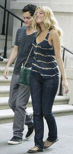 Photo of Blake Lively  as Serena on Set of Gossip Girl - Do You Love or Hate Her Look?