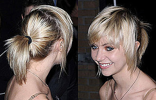 Photo of Gossip Girl Actress Taylor Momsen With Messy Shiny Pony Tail Hair Trend. Love or Hate?