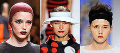 Catwalk Runway Beauty Trend Tomato Red Lipstick on Models at Michael Kors, Betty Jackson and Miu Miu. Catwalk Runway Beauty Trend Tomato Red Lipstick on Models at Michael Kors, Betty Jackson and Miu Miu.