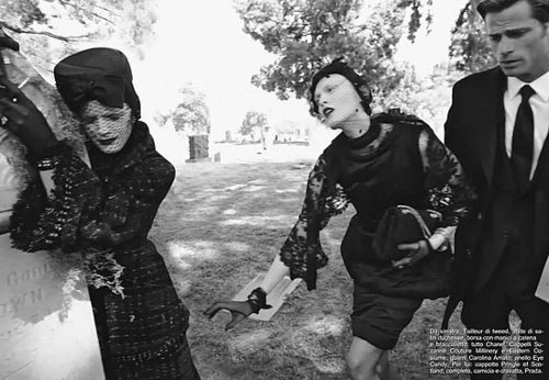 August 2008 Vogue Italia: Still A Fan of Black Clothes, But What About Black Models? August 2008 Vogue Italia: Still A Fan of Black Clothes, But What About Black Models?