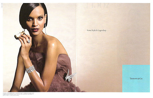 Sasha Pivovorova, Lily Cole, Liya Kebede, and Shalom Harlow Take Their Breakfast at Tiffany's