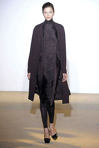 Raf Simons Sees the Benefits of Fringe for Jil Sander Spring 2009 Raf Simons Sees the Benefits of Fringe for Jil Sander Spring 2009