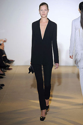 Raf Simons Sees the Benefits of Fringe for Jil Sander Spring 2009 Raf Simons Sees the Benefits of Fringe for Jil Sander Spring 2009