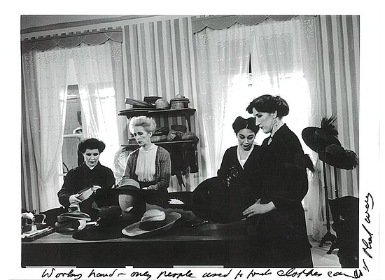 Current Chanel seamstresses taking their roles back to the early twentieth century.