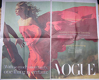 Vogue Touts Its Certainty in New York Times