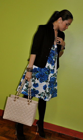 floral & suit