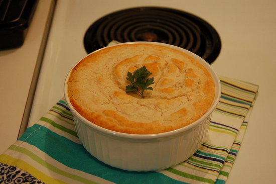 Paula Deen's "Hurry Up Chicken Pot Pie", with some of my own tweaks.