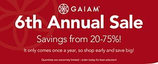 Online Sale Alert: Gaiam Outlet Sale