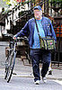 Phillip Seymour Hoffman With His Bike