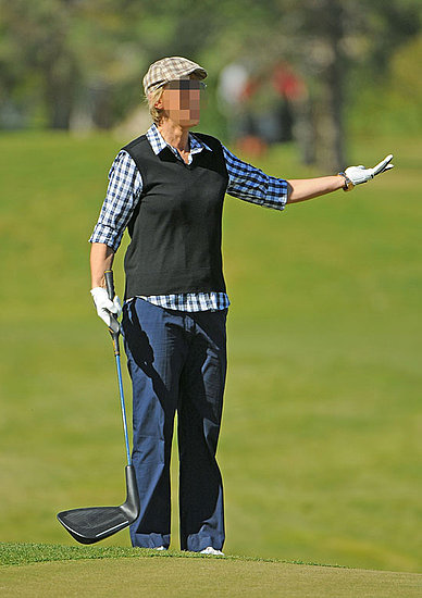 Ellen Degeneres Golfing