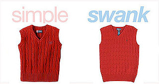Simple or Swank: Red Sweater Vests  
