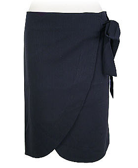 Midnight Herringbone Wrap Skirt by Tulle Clothing ($32.20)