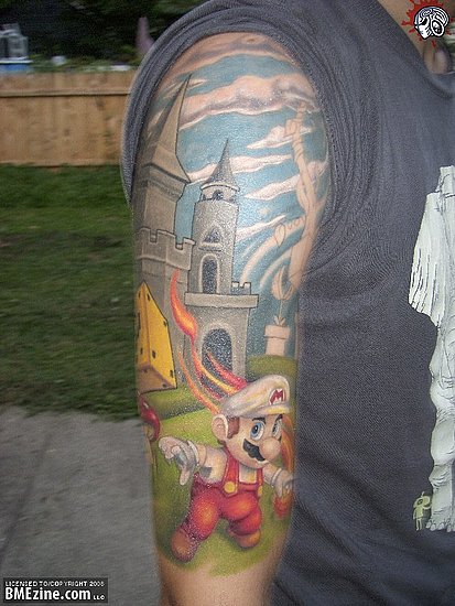 Super Mario Tattoos