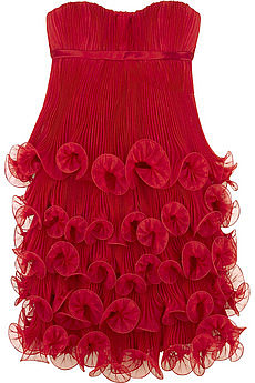 Marchesa Layered ruffle dress | NET-A-PORTER.COM