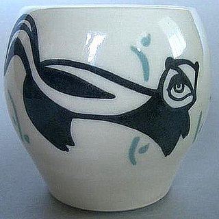 Etsy Find:  Woodlands Skunk Container
