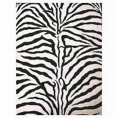 Steal of the Day: Hand-Tufted Zebra Rug Steal of the Day: Hand-Tufted Zebra Rug