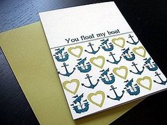 The Card Shop: You Float My Boat Card