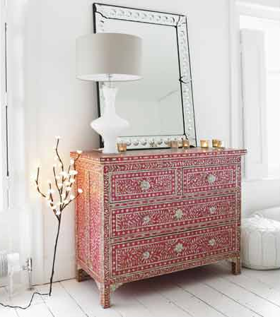 Crave Worthy: Pink Mother of Pearl Inlay Chest