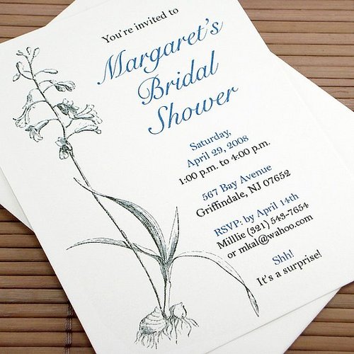 The Card Shop:  A Botanical Bridal Shower