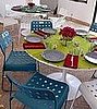 Cool Idea: a Tablecloth Sans a Skirt