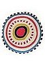 Steal of the Day: Painted Circle Crewel Round Pillow