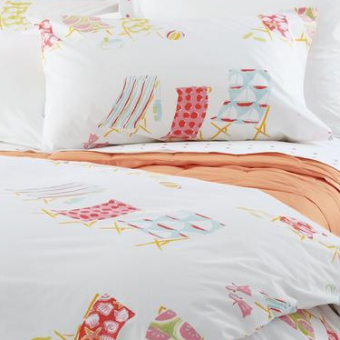 Summer Style: Garnet Hill Beach Break Percale Bedding