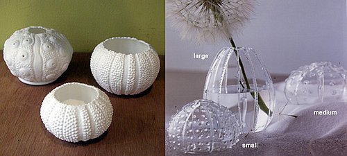Summer Style: Sea Urchins Vase and Votive Holder