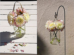 Cool Idea: Hanging Wedding Flowers