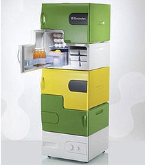 Cool Idea:  Stacking Fridge Keeps Shared House Peace