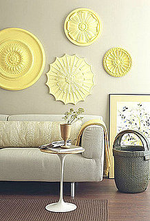 DIY: Ceiling Medallions as Wall Art