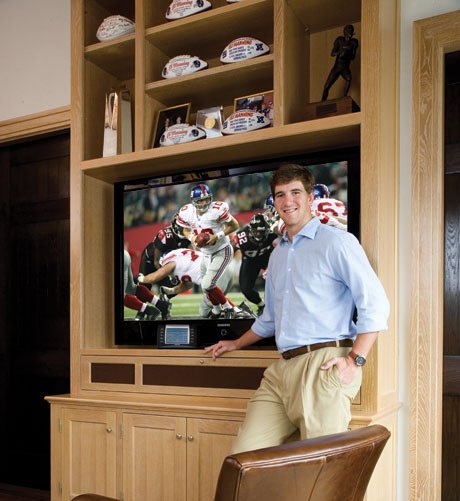 Coveted Crib: Eli Manning's Jersey Digs