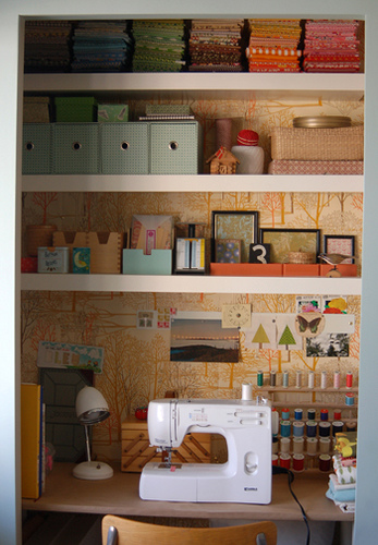 Would You Transform a Closet Into a Craft Area?