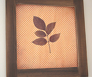 DIY: Pressed Leaf Art