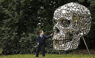 Guess What This Giant Skull Is Made Of?