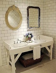 Cool Idea: A Workbench Bath Console