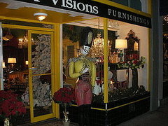 I Spy: Antique Shop Holiday Window Display
