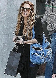 Photo of Lindsay Lohan Shopping In LA With Alexander Wang Bag