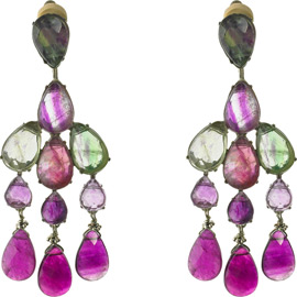 Fluorite Chandelier Earrings by Siman Tu ($300) Fluorite Chandelier Earrings by Siman Tu ($300)