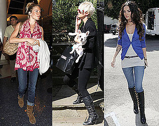 Photos of Sienna Miller, Sarah Harding, and Megan Fox Wearing Studded Boots